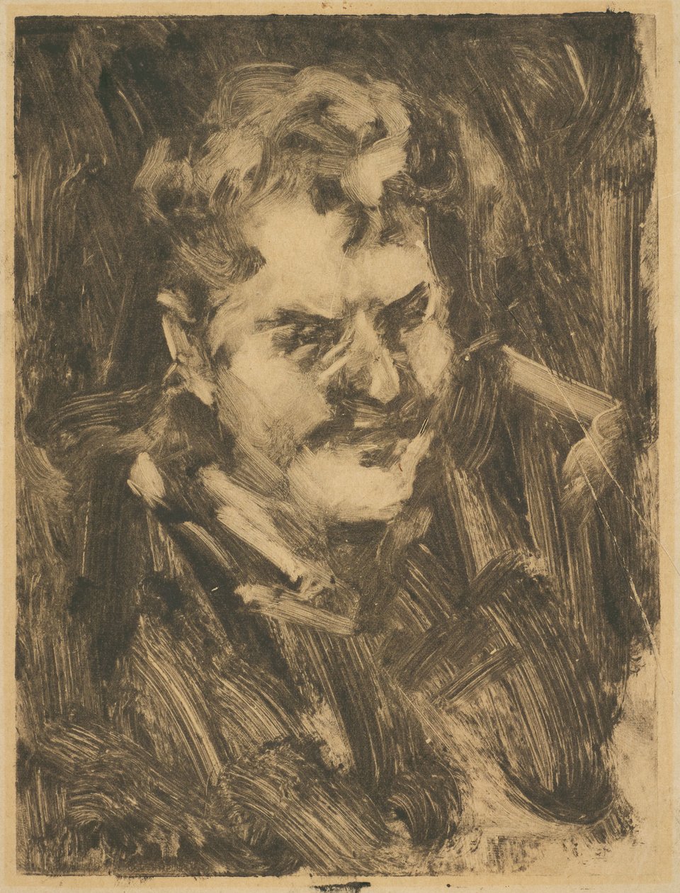 Portrett av en mann (Frank Duveneck?) av William Merritt Chase
