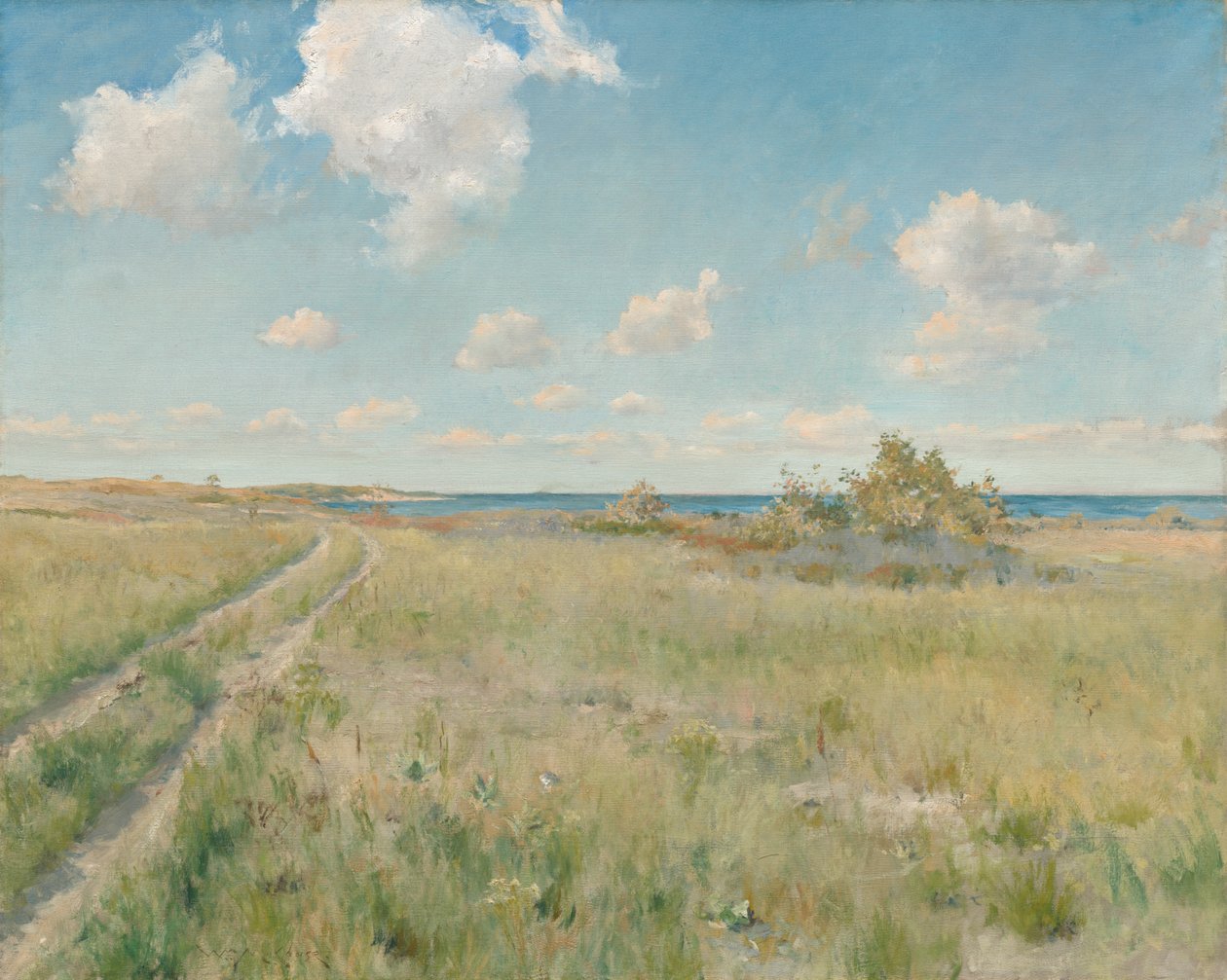 Den gamle veien til havet, ca. 1893. av William Merritt Chase