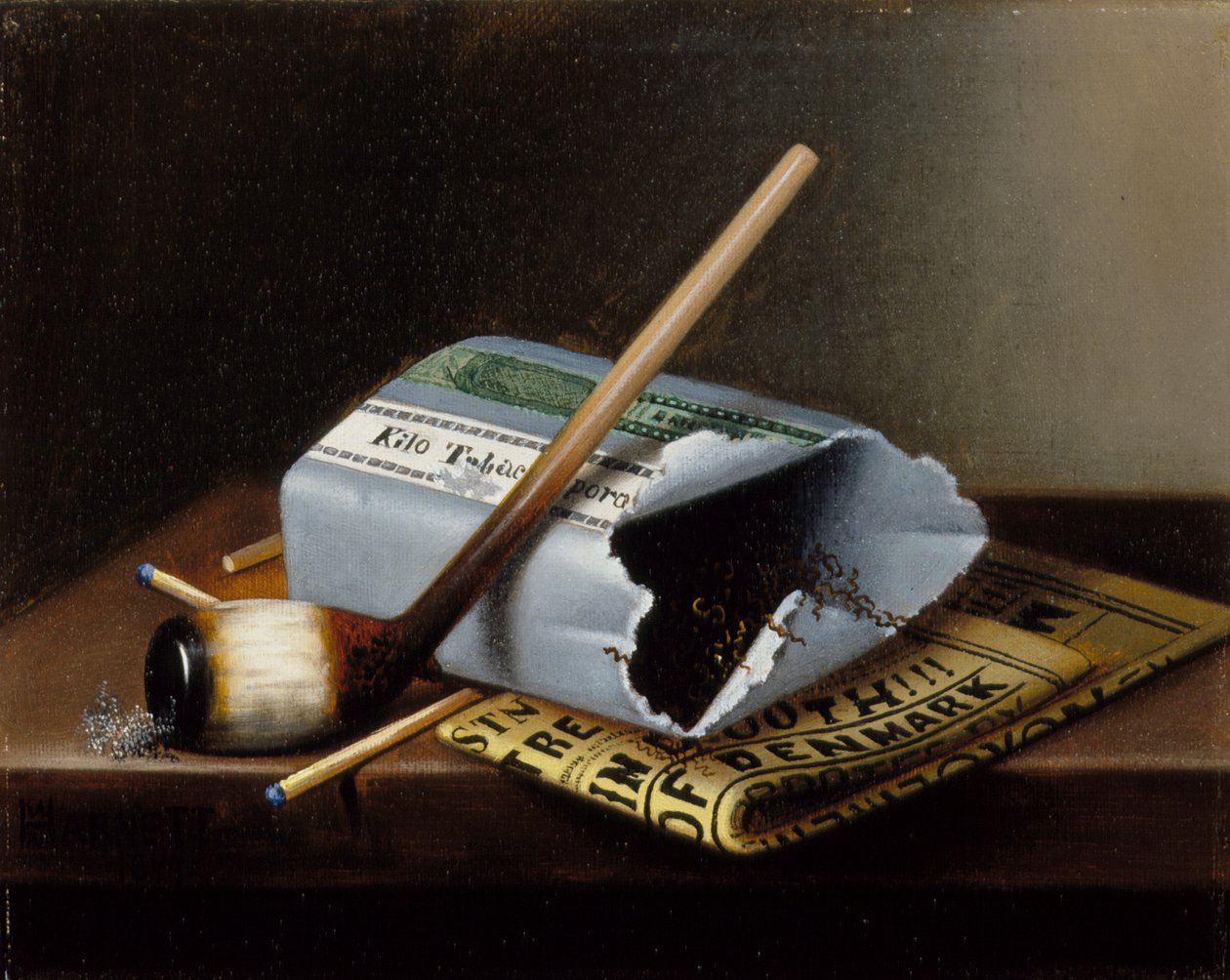 Akk, stakkars Yorick av William Michael Harnett