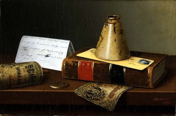 American Exchange av William Michael Harnett