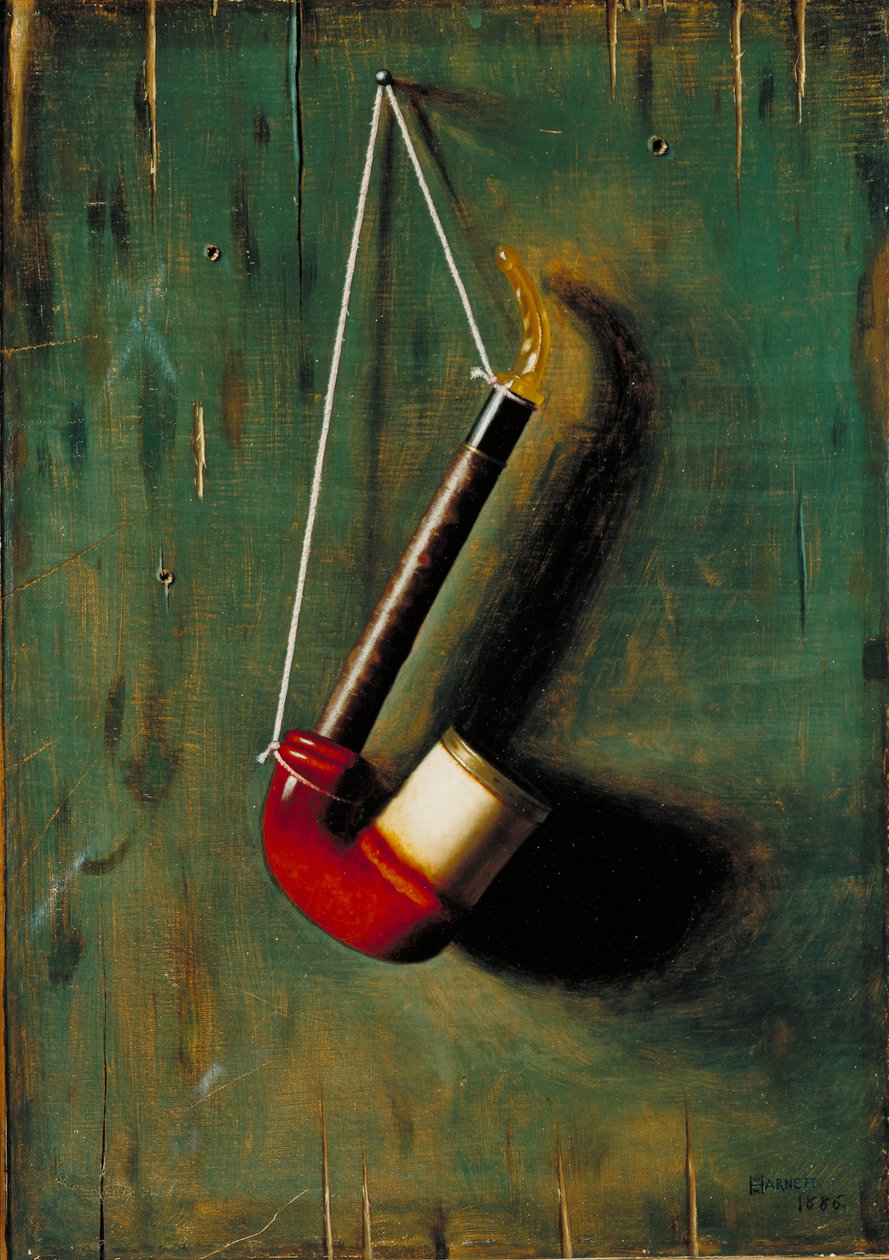 Meerskumrør, 1886 av William Michael Harnett