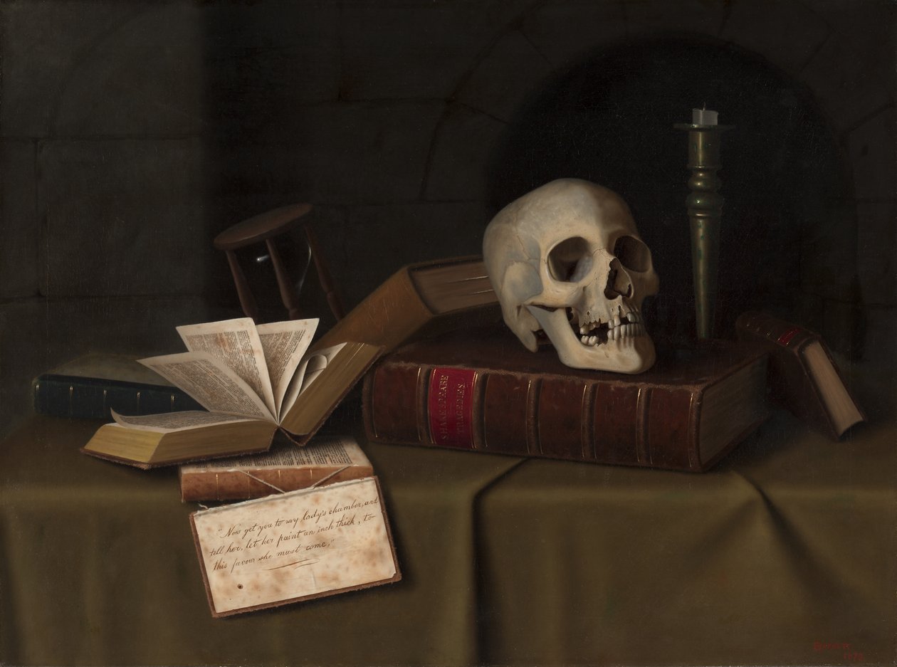 Memento Mori, "Til denne favør" av William Michael Harnett