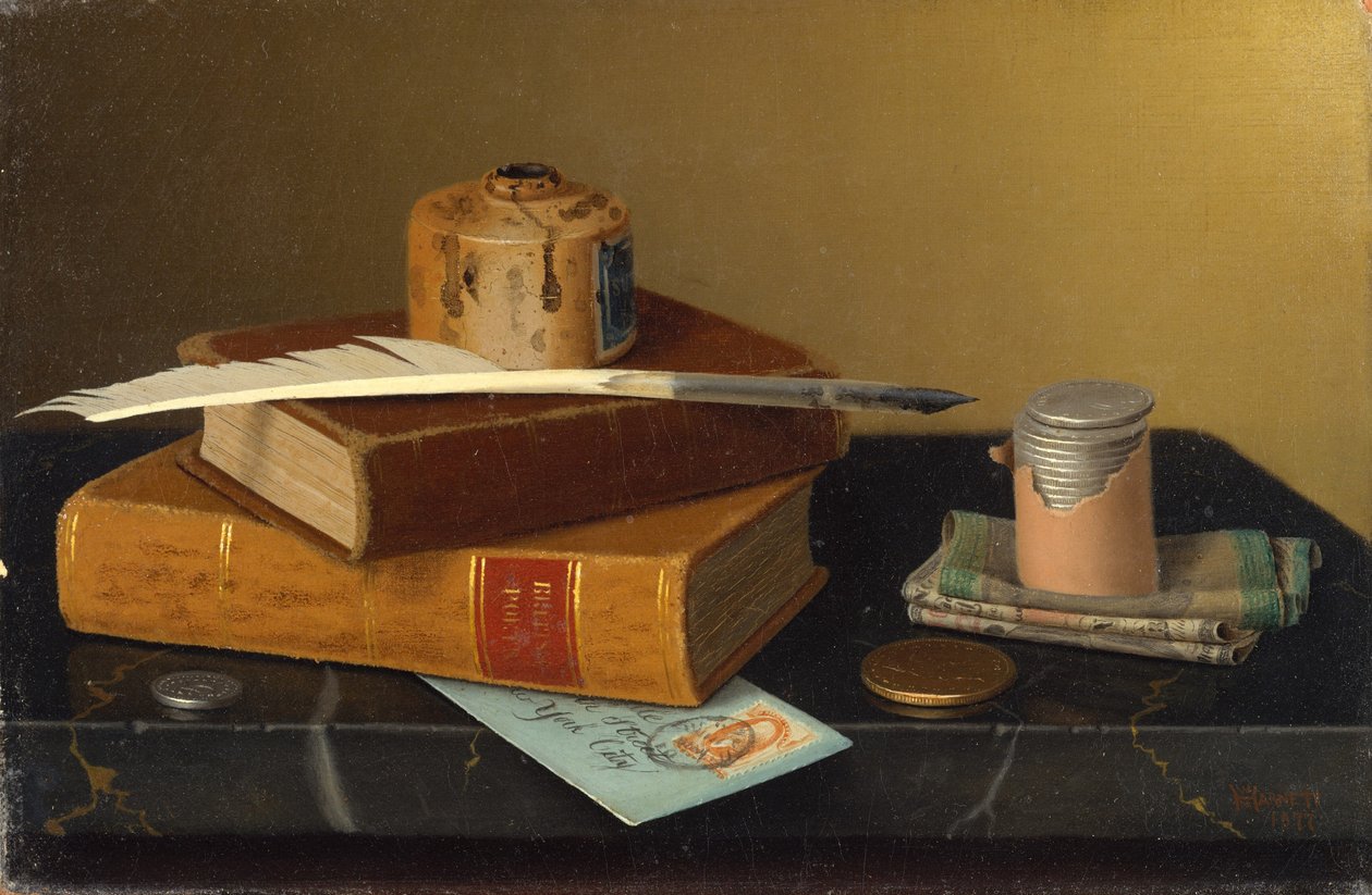 Bankmannens bord av William Michael Harnett