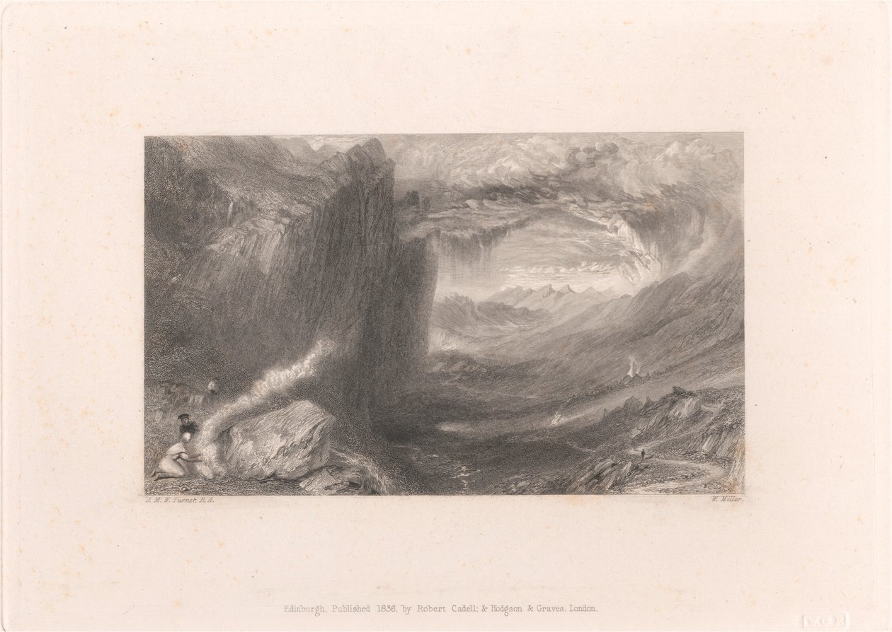 Glen Coe, Skottland av William Miller