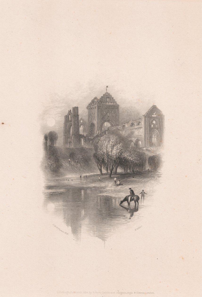 New Abbey, nær Dumfries av William Miller