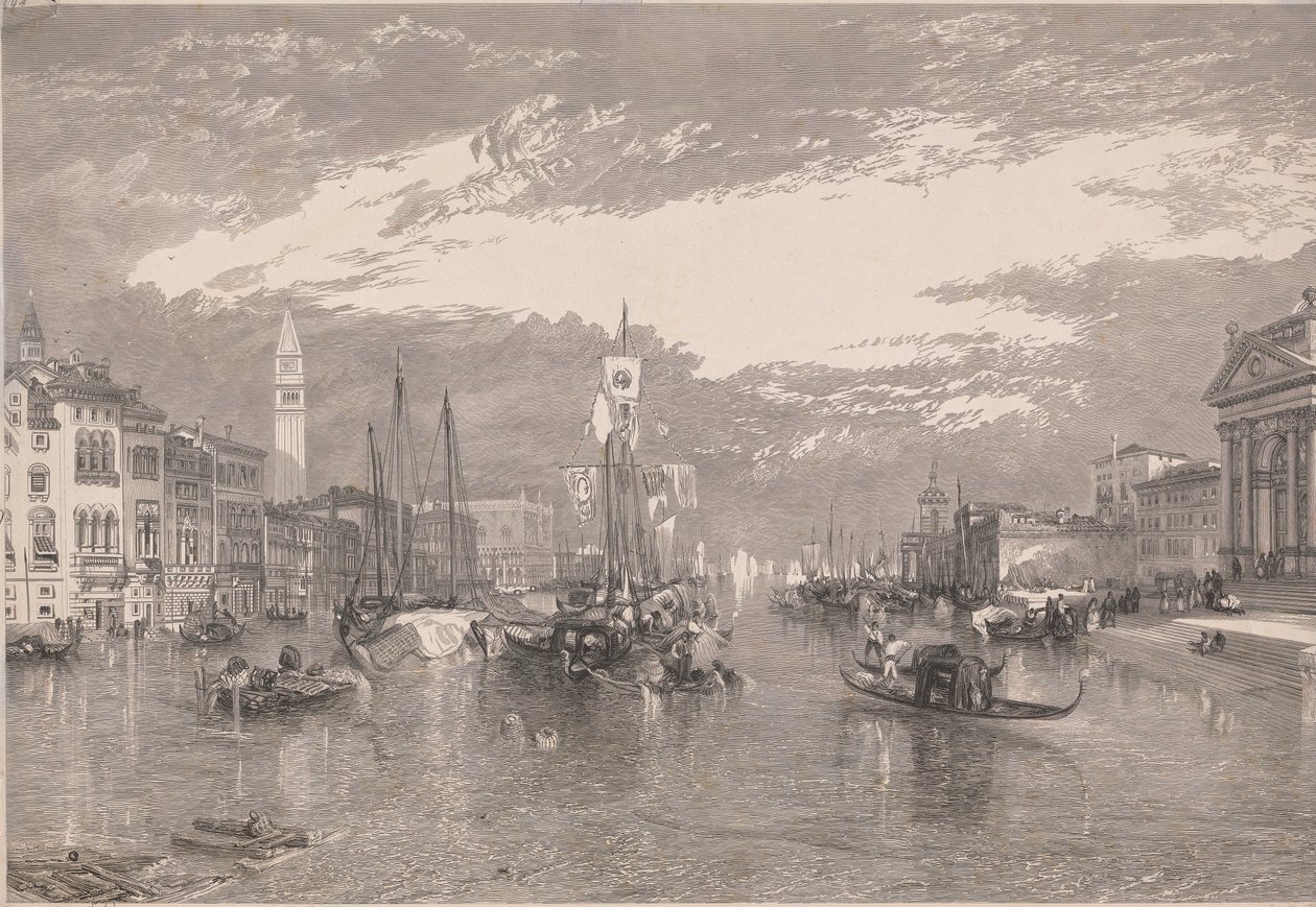 Canal Grande, Venezia av William Miller