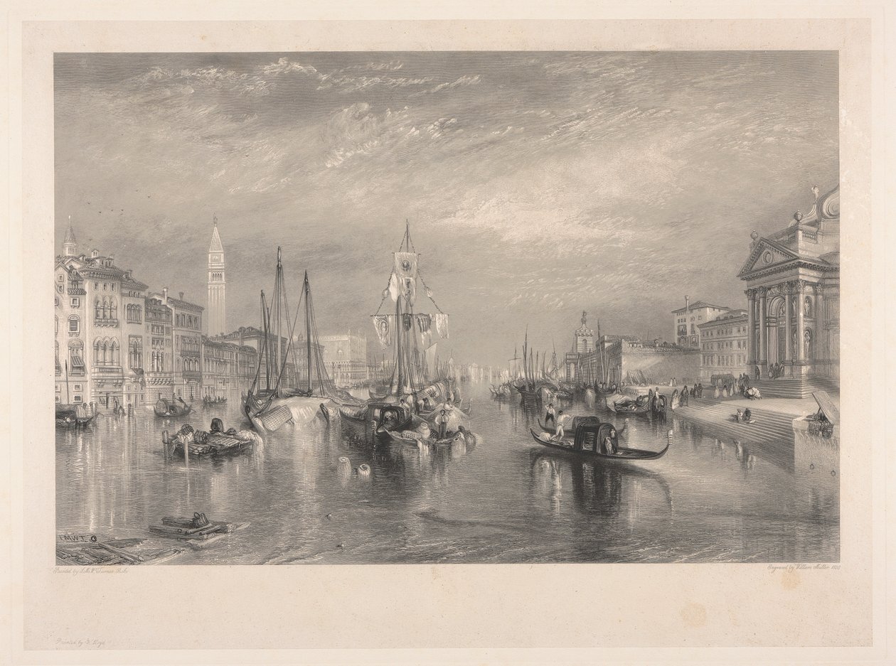 Canal Grande, Venezia av William Miller