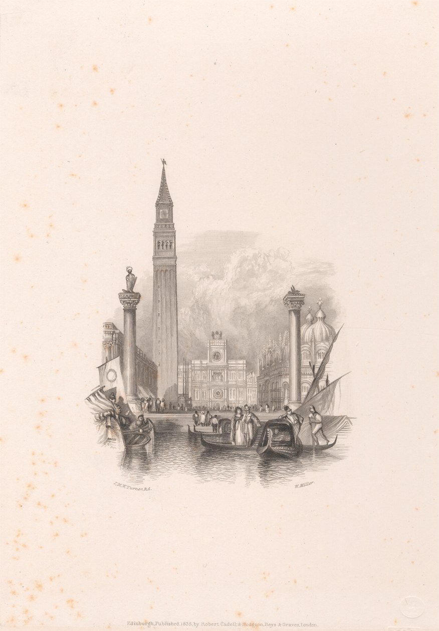 Venezia - The Campanile av William Miller