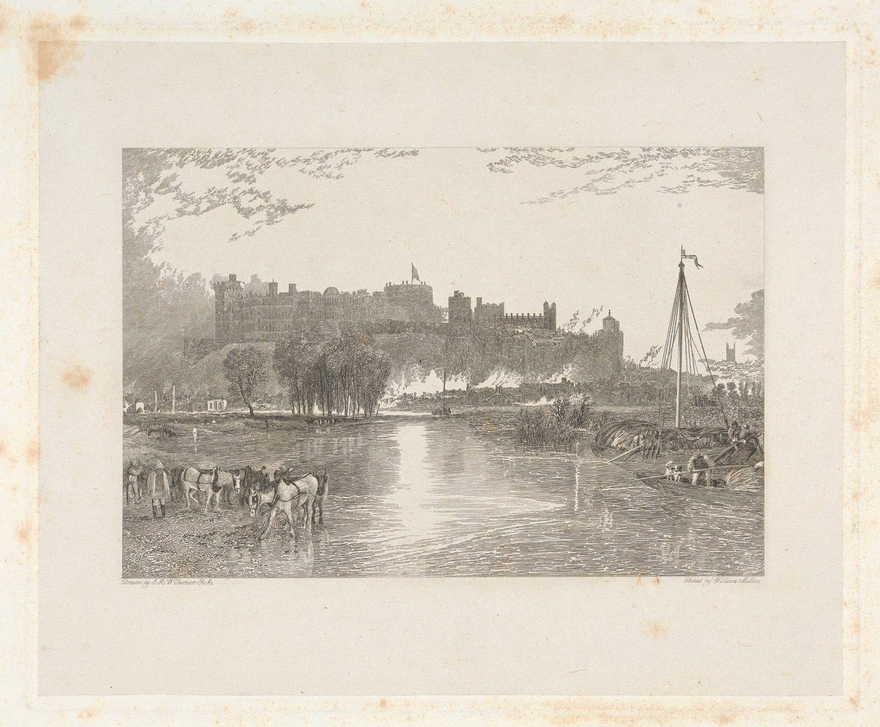 Windsor Castle, Berkshire av William Miller