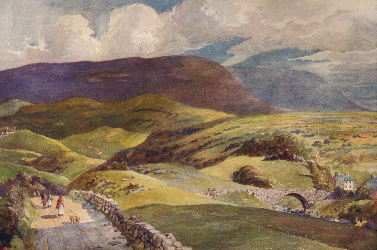 Et landskap i Donegal, c1915 av William Monk