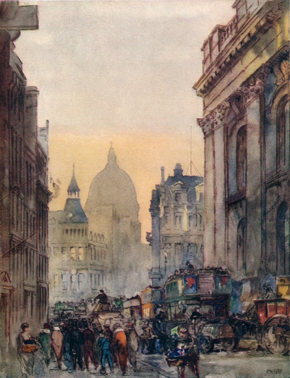 Fra Cornhill, c1906 av William Monk