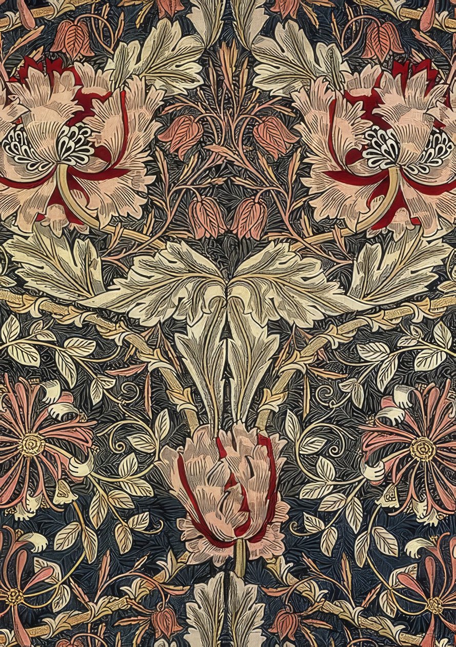 Dekor stoff. 1876-90 av William Morris