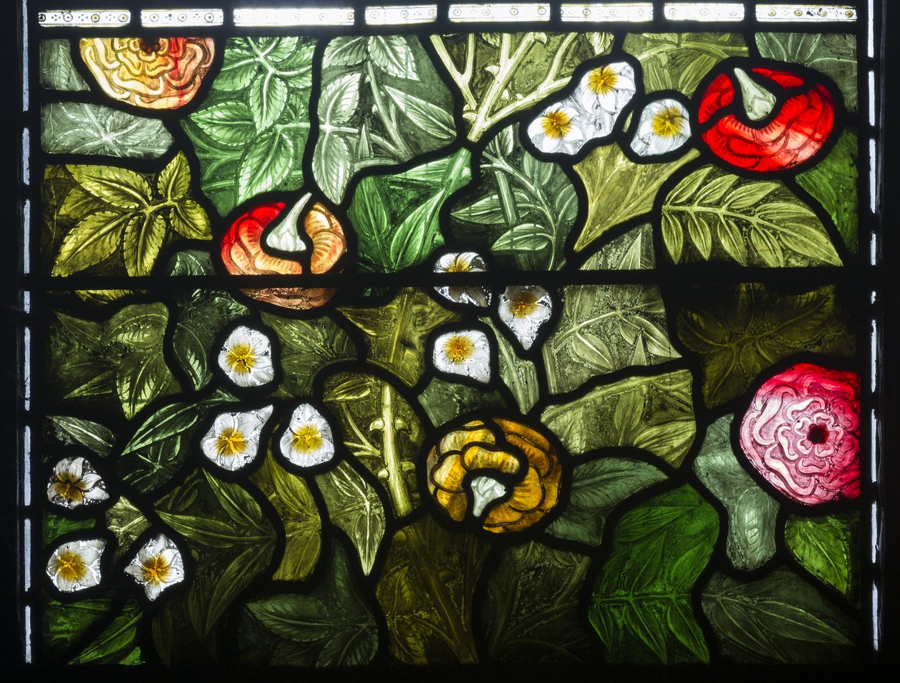 Blomsterdetalj av William Morris