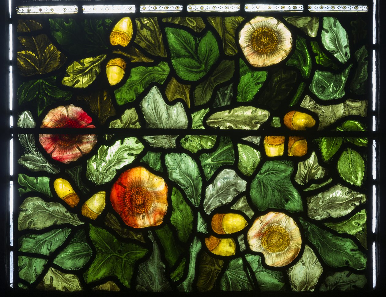 Blomsterdetalj av William Morris