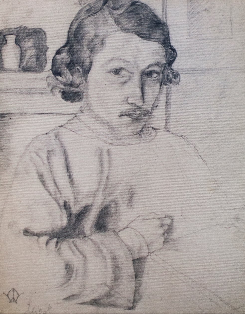 Morris slik han så seg selv, 22 år gammel av William Morris