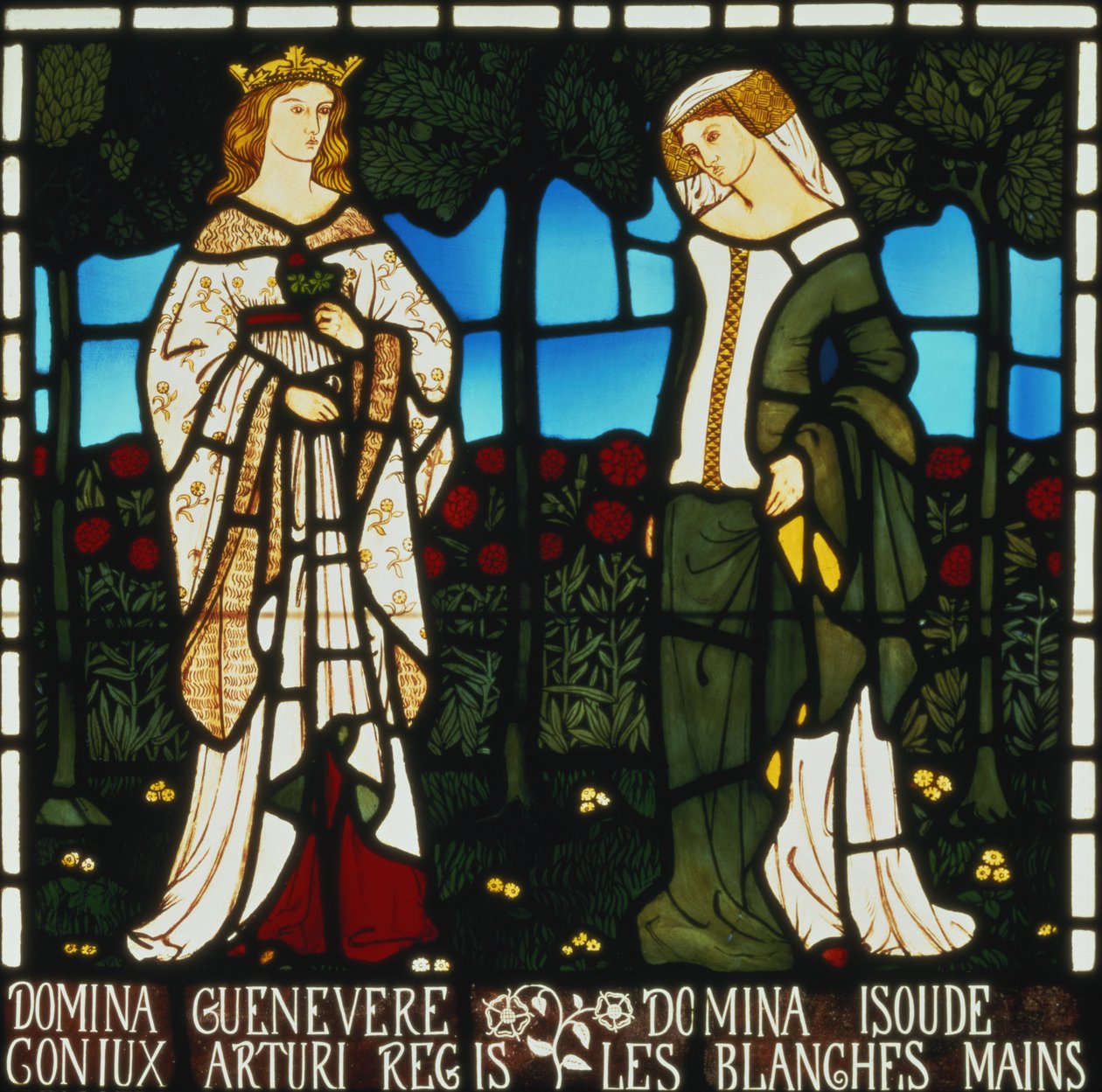 Dronning Guinevere og Isolde av de hvite hendene, fra 