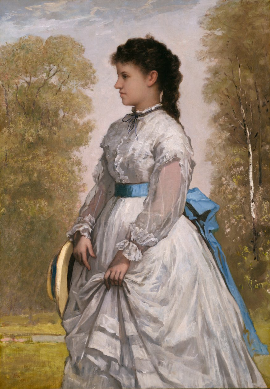 Portrett av Agnes Elizabeth Claflin, 1873. av William Morris Hunt