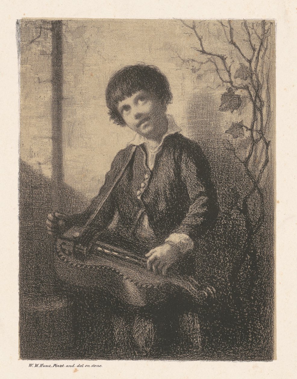 Hurdy-Gurdy-gutten av William Morris Hunt