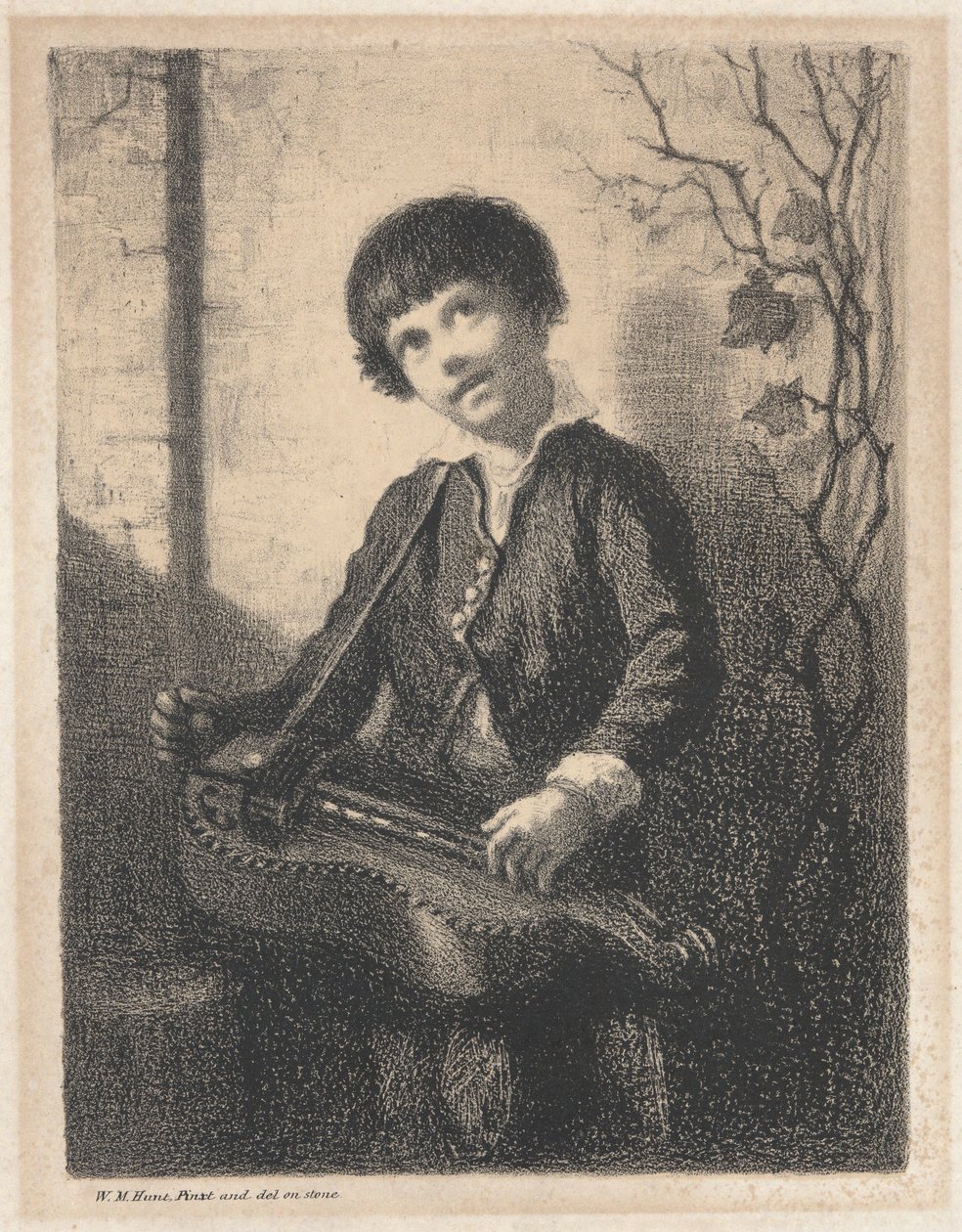 The Hurdy Guerdy Boy av William Morris Hunt