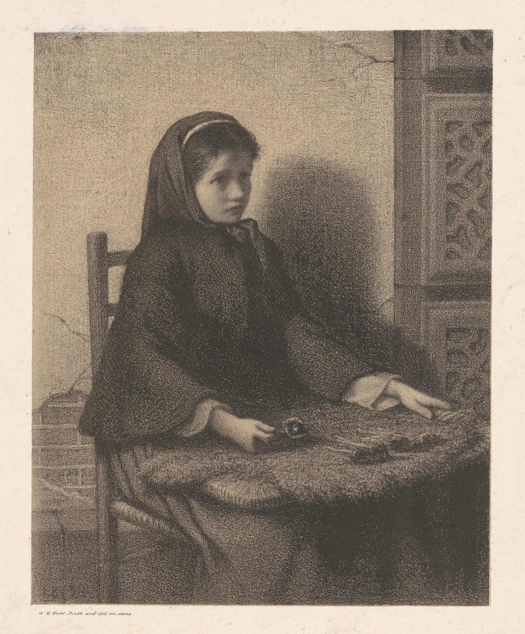 Fiolett jente av William Morris Hunt