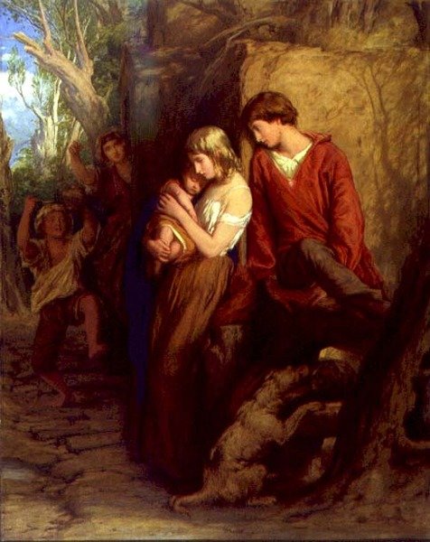 Første kjærlighet av William Mulready