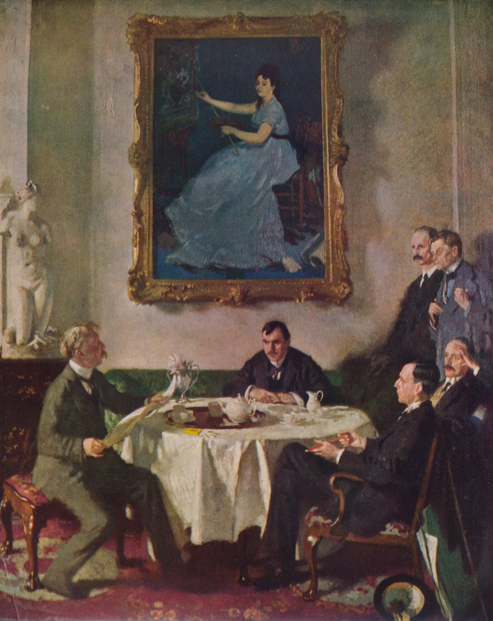 Homage to Manet, 1909 1935 av William Newenham Montague Orpen