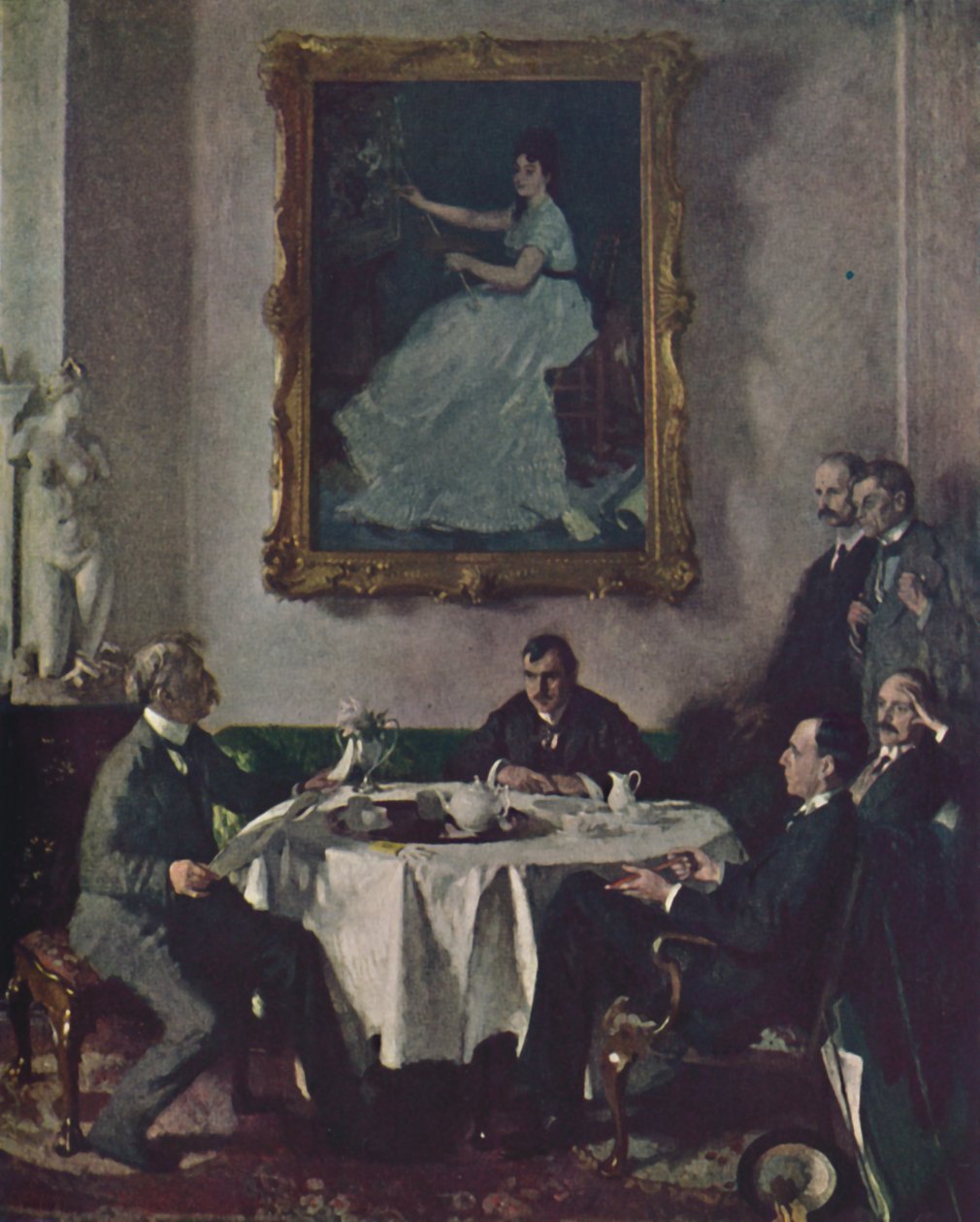 Homage to Manet, 1909, c1950. av William Newenham Montague Orpen