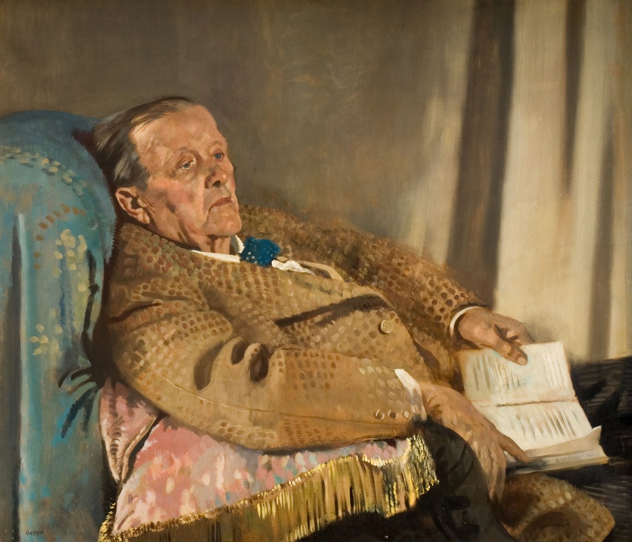 Portrett av Sir Edwin Ray Lankester 1847-1929, 1928. av William Newenham Montague Orpen