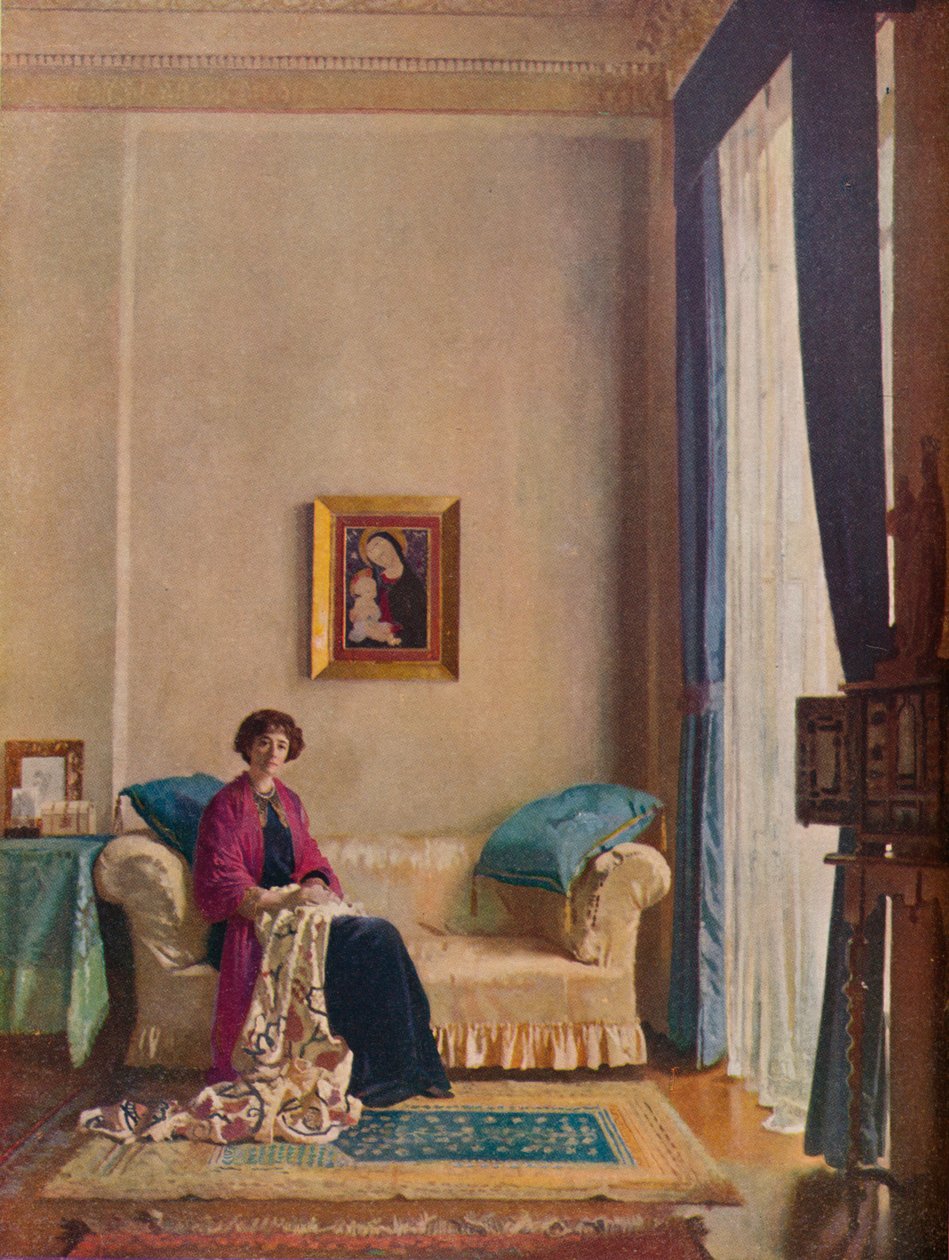 Grevinnen av Crawford og Balcarres, c1898-1914, 1914 av William Newenham Montague Orpen