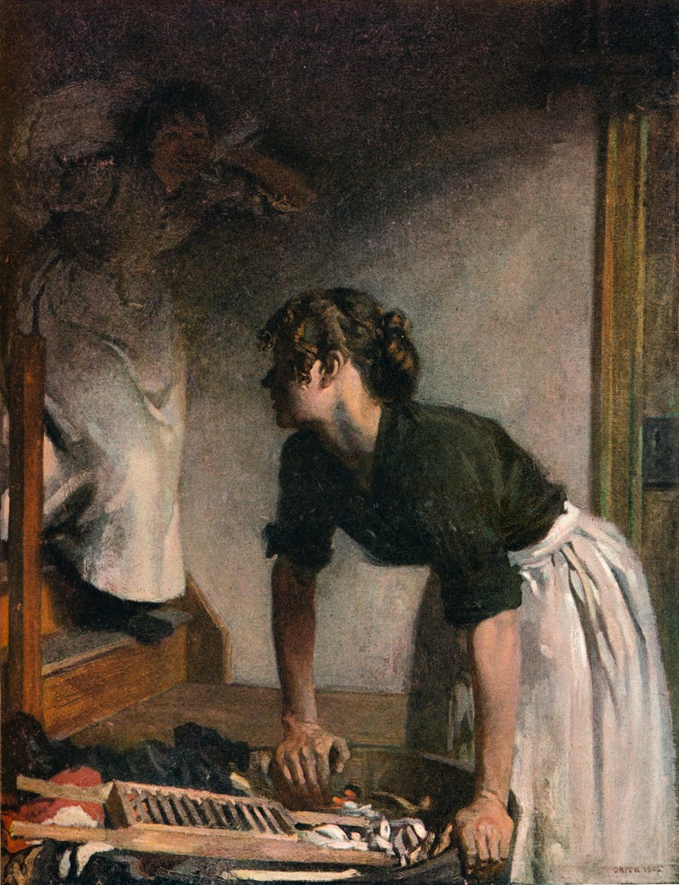 Vaskehuset, 1905, 1906 av William Newenham Montague Orpen