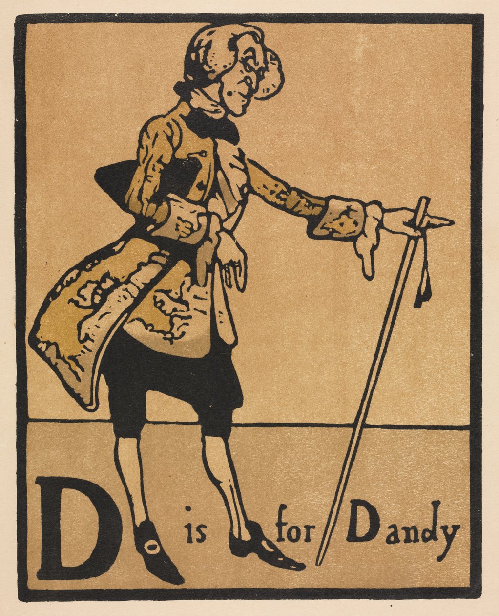An Alphabet:D er for Dandy av William Nicholson