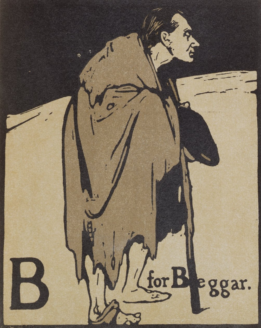B for Beggar, illustrasjon fra 