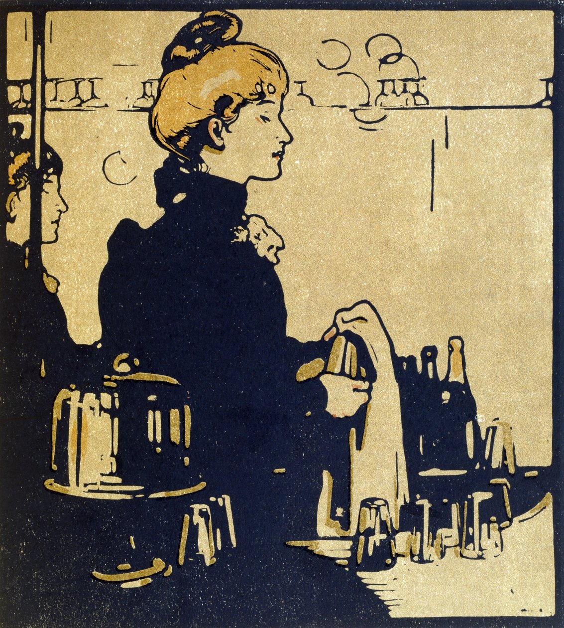 Barmaid, illustrasjon fra 