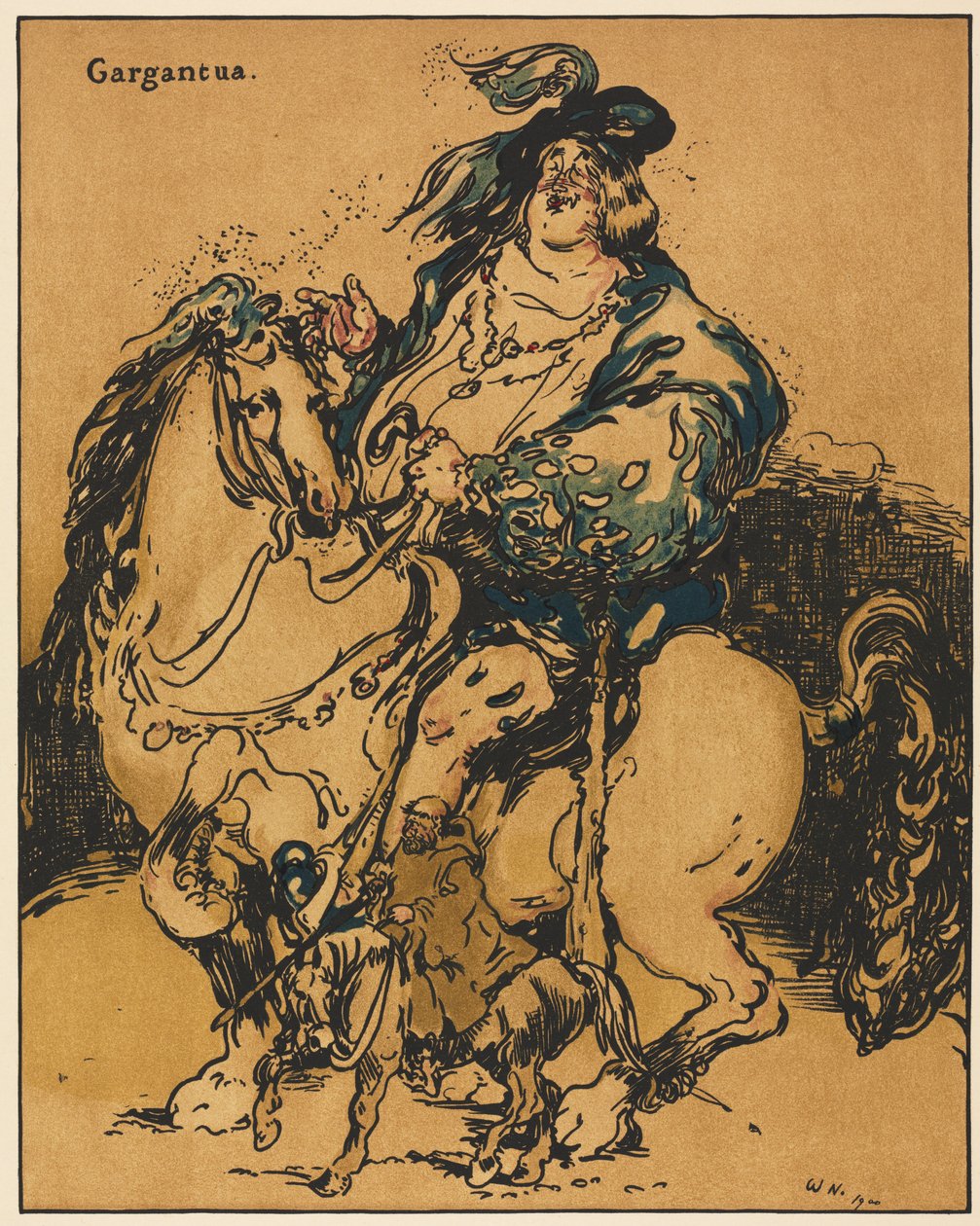 Romantikks karakterer: Gargantua av William Nicholson