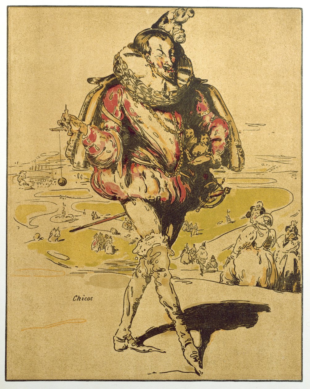 Chicot, illustrasjon fra 