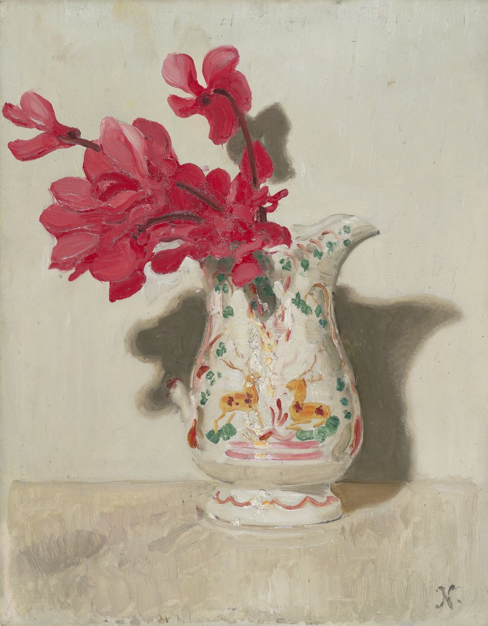 Cyclamen, ca. 1937 (olje på panel) av William Nicholson