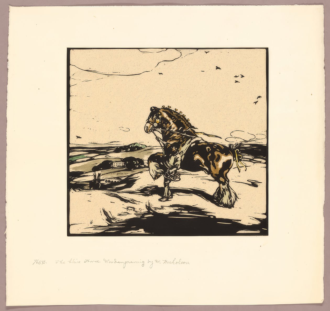 The Shire Horse av William Nicholson
