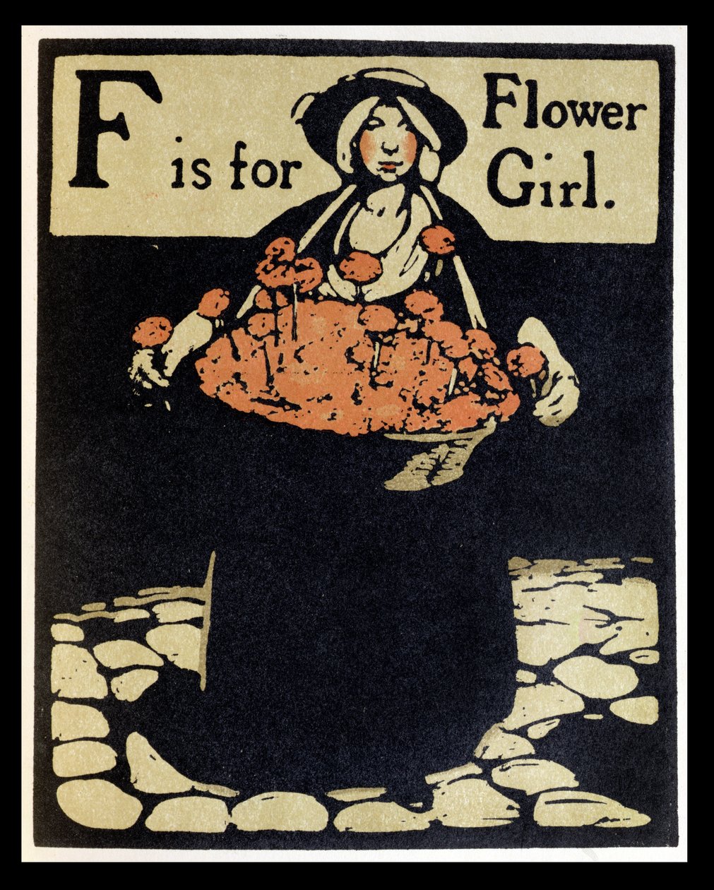 F er for Flower Girl, illustrasjon fra 