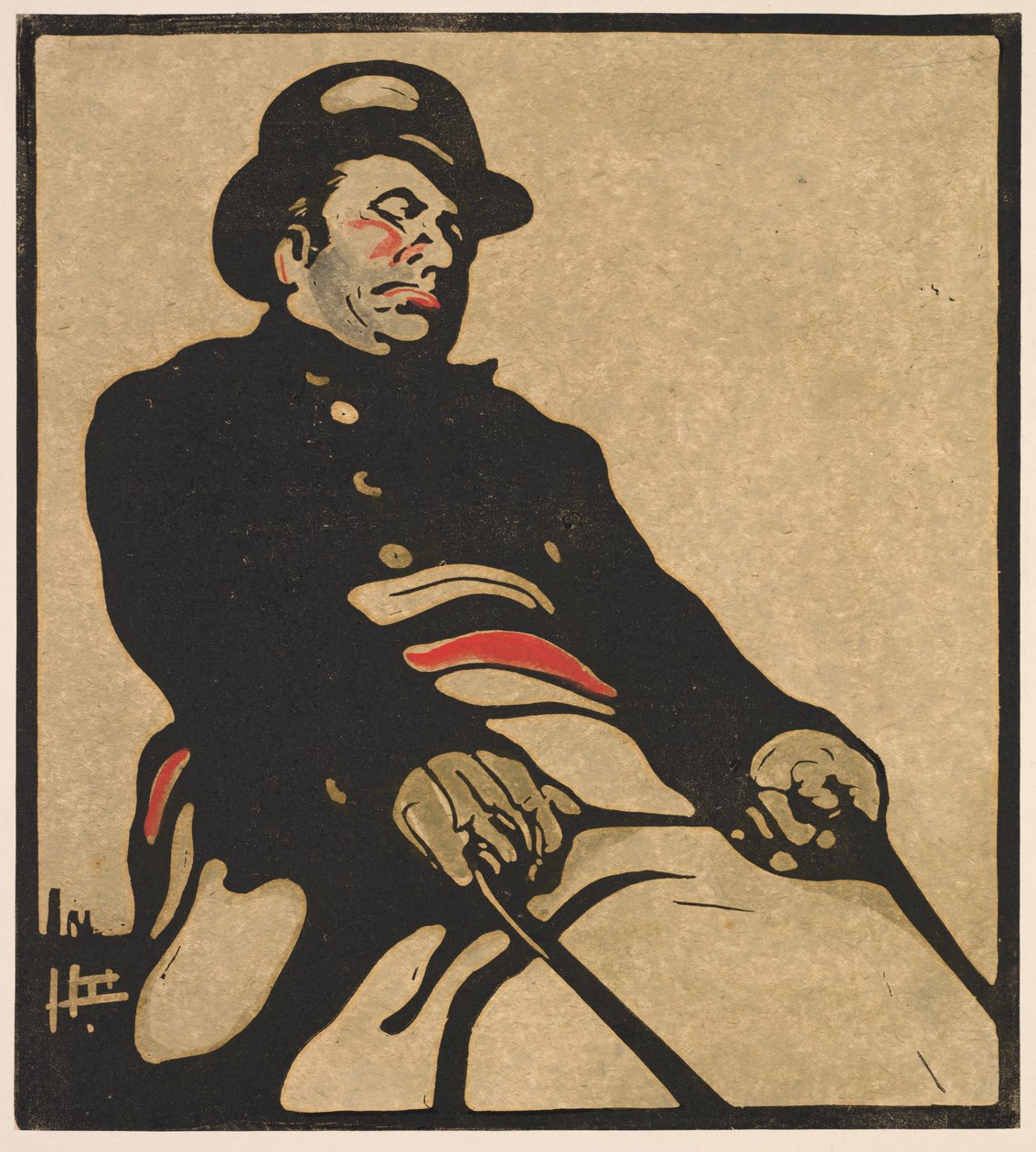 London-typer: bussjåfør av William Nicholson