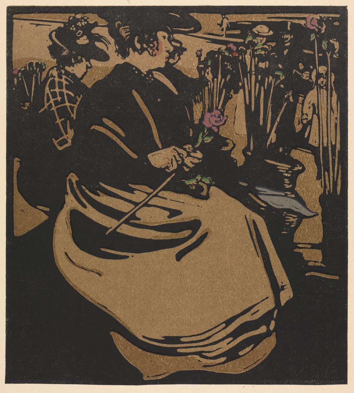 London-typer: Flower Girl av William Nicholson