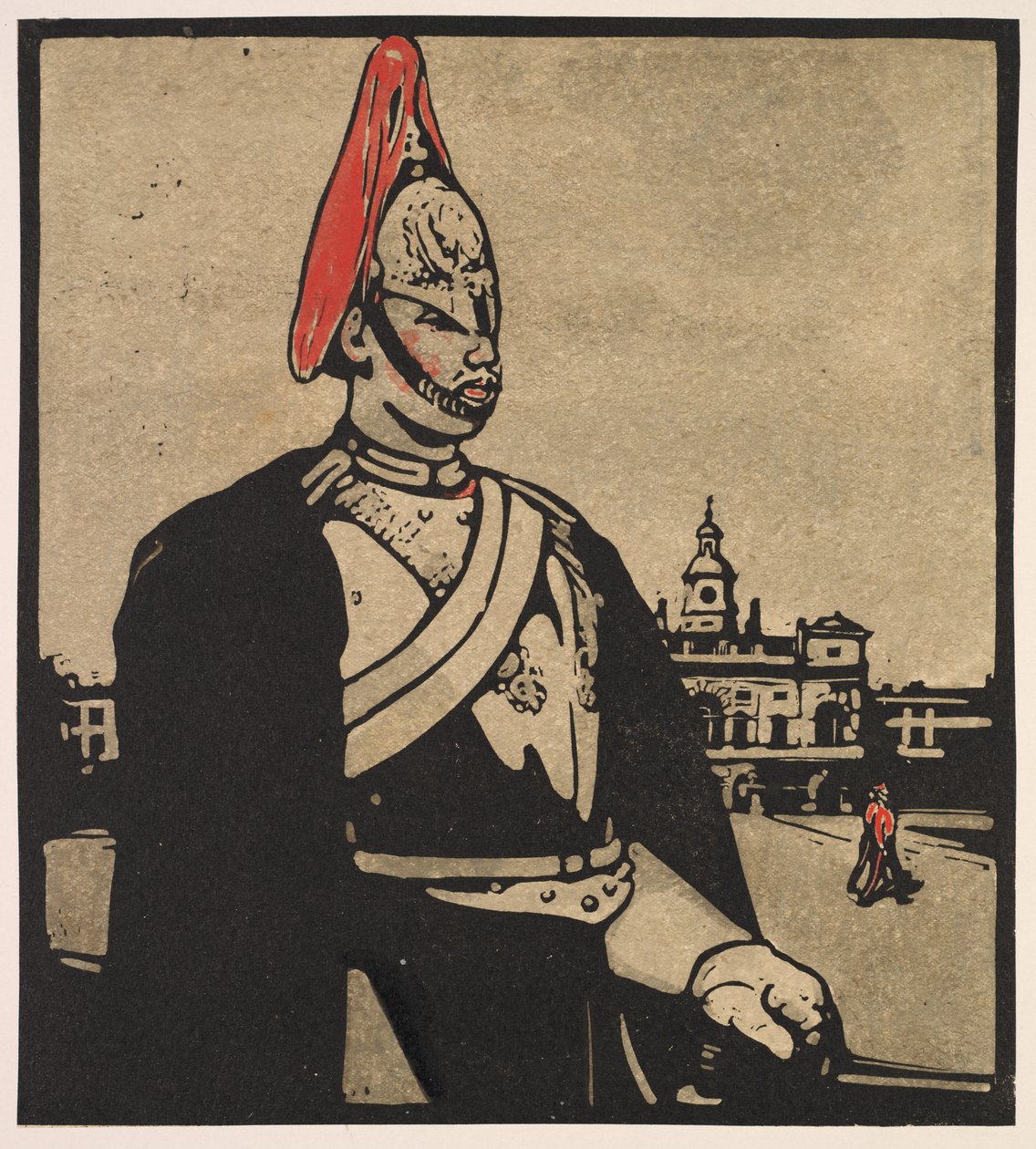 London-typer: Guardsman av William Nicholson