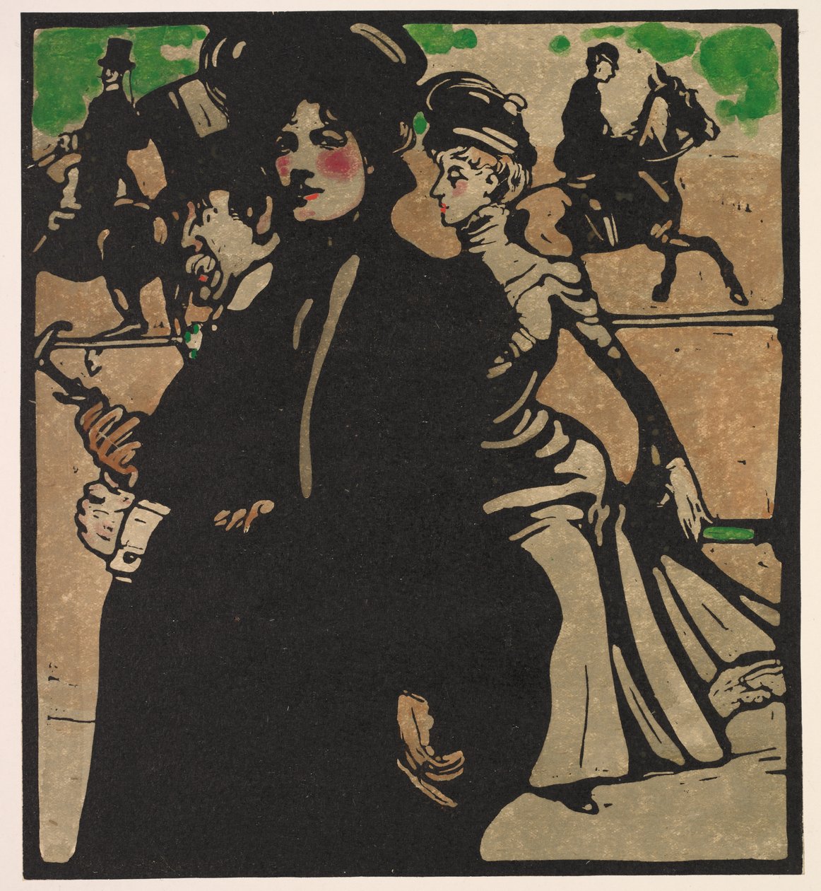 London-typer: Dame av William Nicholson