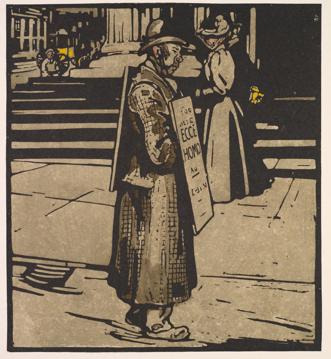 London-typer: Sandwich-Man av William Nicholson