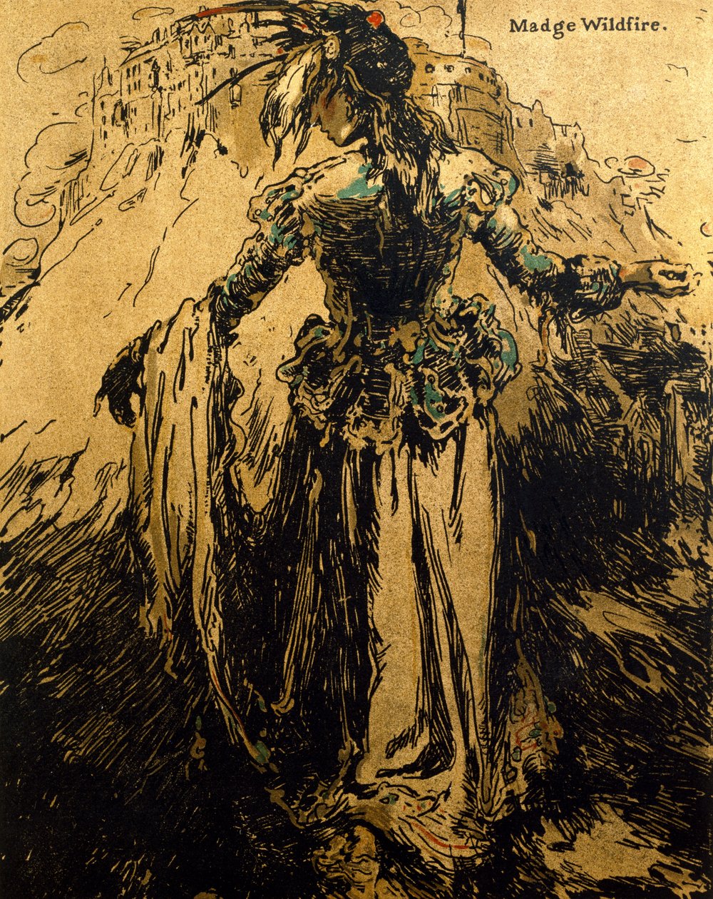 Madge Wildfire, illustrasjon fra 