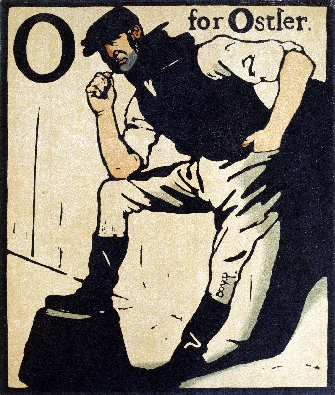 O for Ostler, illustrasjon fra 