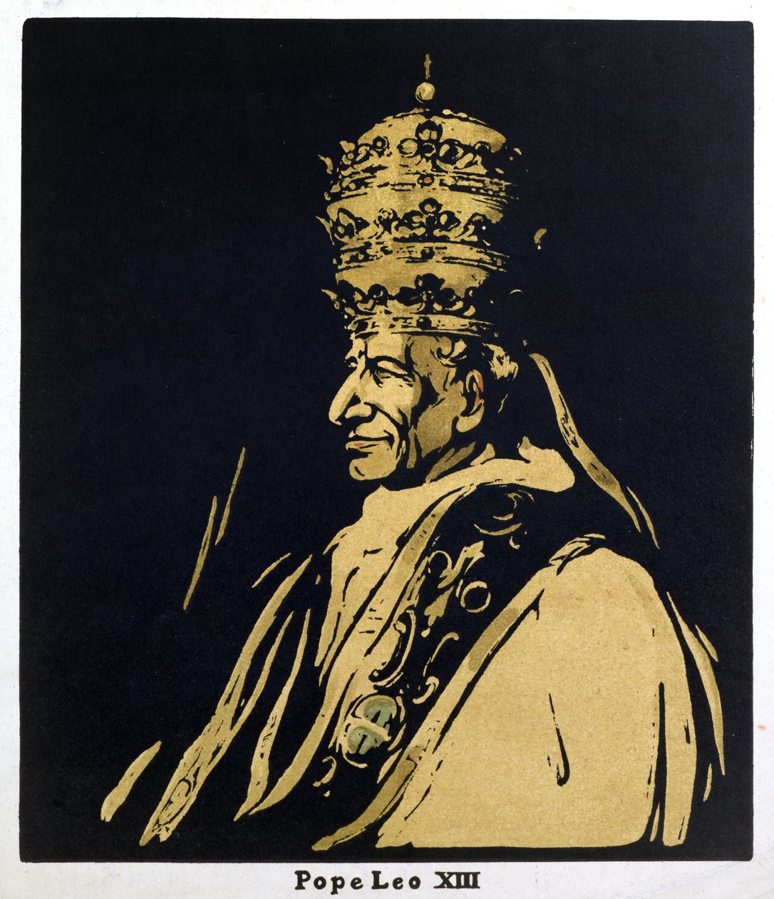 Pave Leo XIII, Gioacchino Vincenzo Raffaele Luigi Pecci (1878-1903) illustrasjon fra 