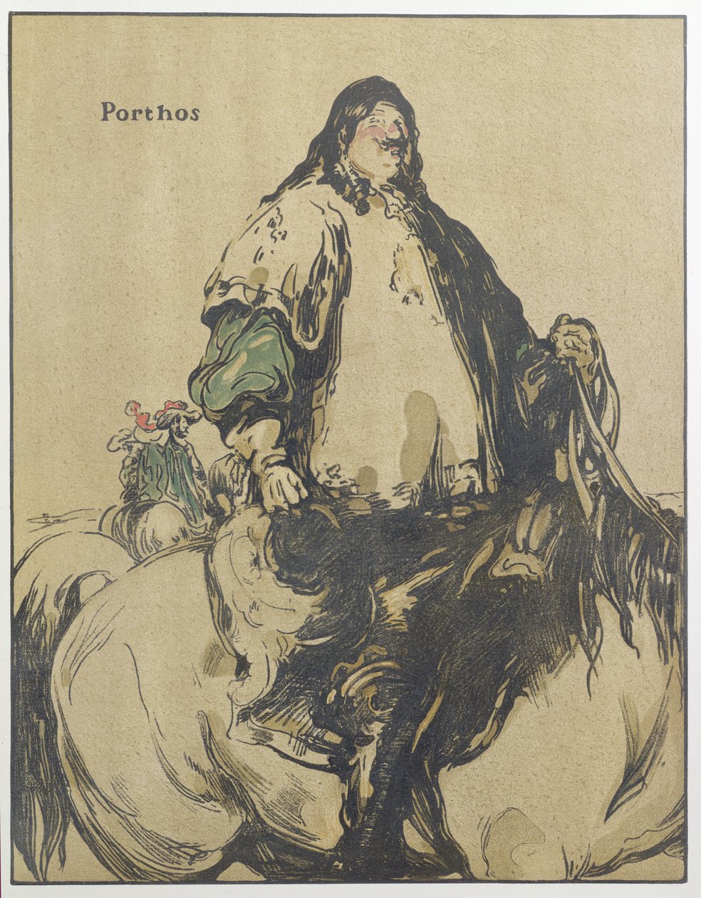 Porthos, illustrasjon fra 