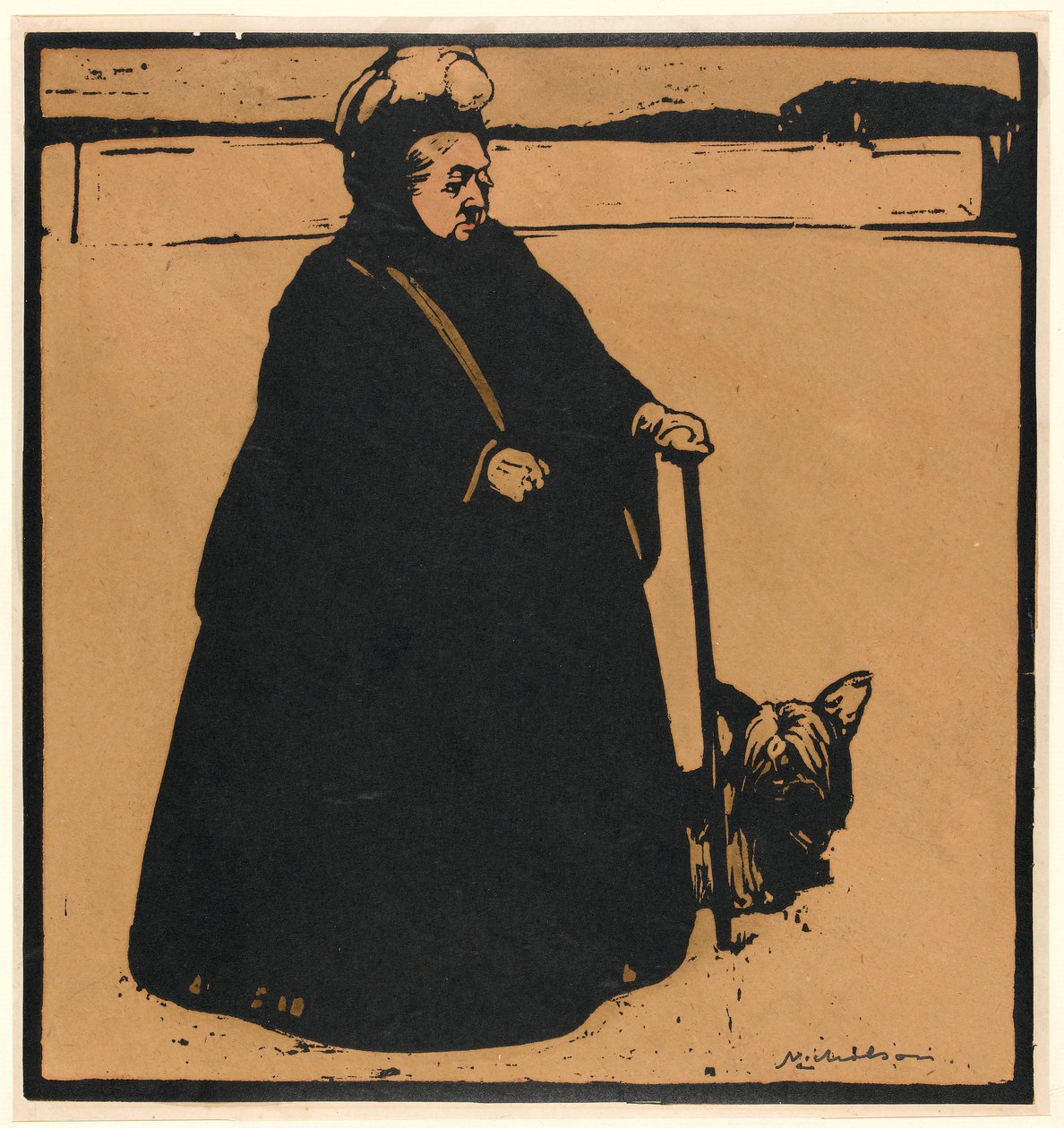 Dronning Victoria (tresnitt) av William Nicholson