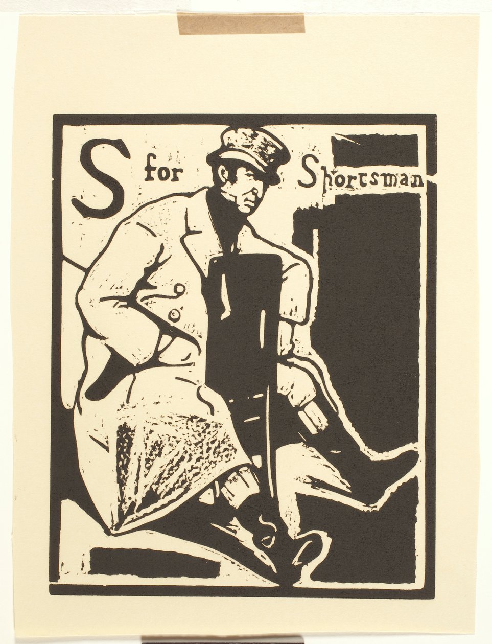 S er for Sportsman (treblokktrykk på papir) av William Nicholson