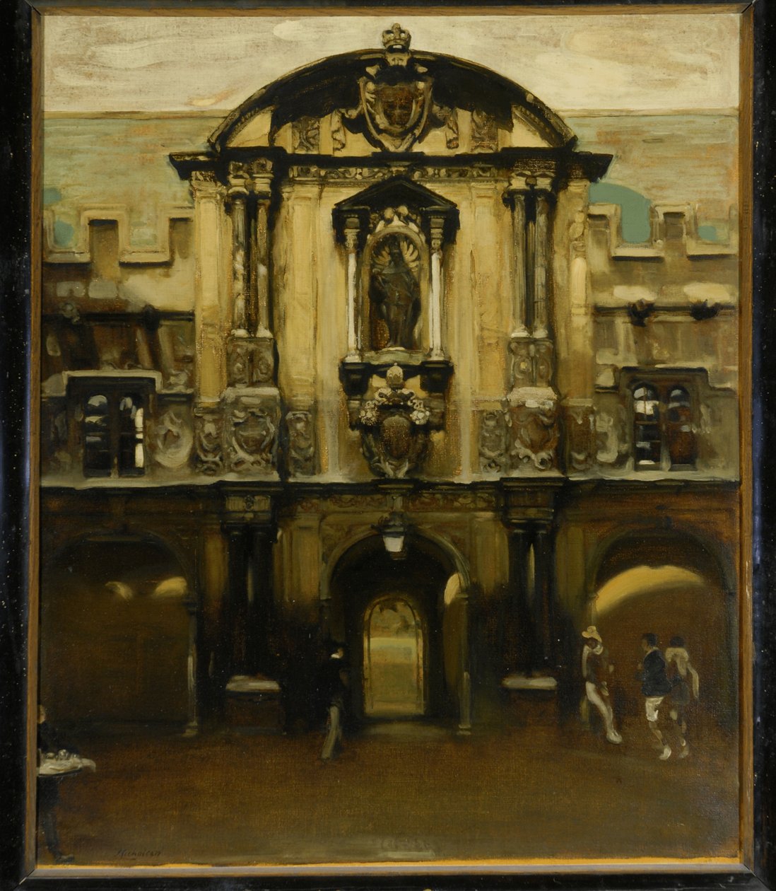 St John's College, Oxford, ca. 1905 (olje på lerret) av William Nicholson